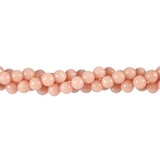 Opaal (Andes) roze kralen rond 6 mm (streng van 40 cm)