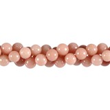 Opaal (Andes) roze kralen rond 8 mm (streng van 40 cm)