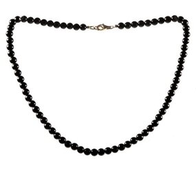 Toermalijn (zwart) ketting 6 mm kralen Toermalijn (zwart) ketting 6 mm kralen