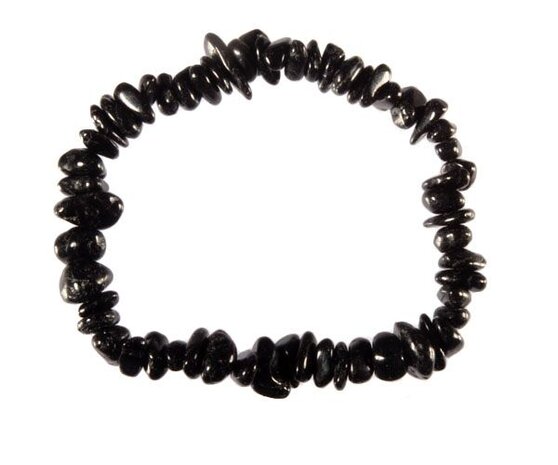 Toermalijn (zwart) armband split