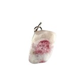 Toermalijn (roze) met lepidoliet (unicorn stone) hanger