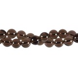 Rookkwarts kralen rond 10 mm (streng van 40 cm) Rookkwarts kralen rond 10 mm (streng van 40 cm)