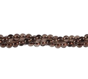 Rookkwarts kralen rond 6 mm (streng van 40 cm) Rookkwarts kralen rond 6 mm (streng van 40 cm)