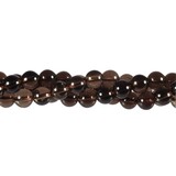 Rookkwarts kralen rond 8 mm (streng van 40 cm) Rookkwarts kralen rond 8 mm (streng van 40 cm)