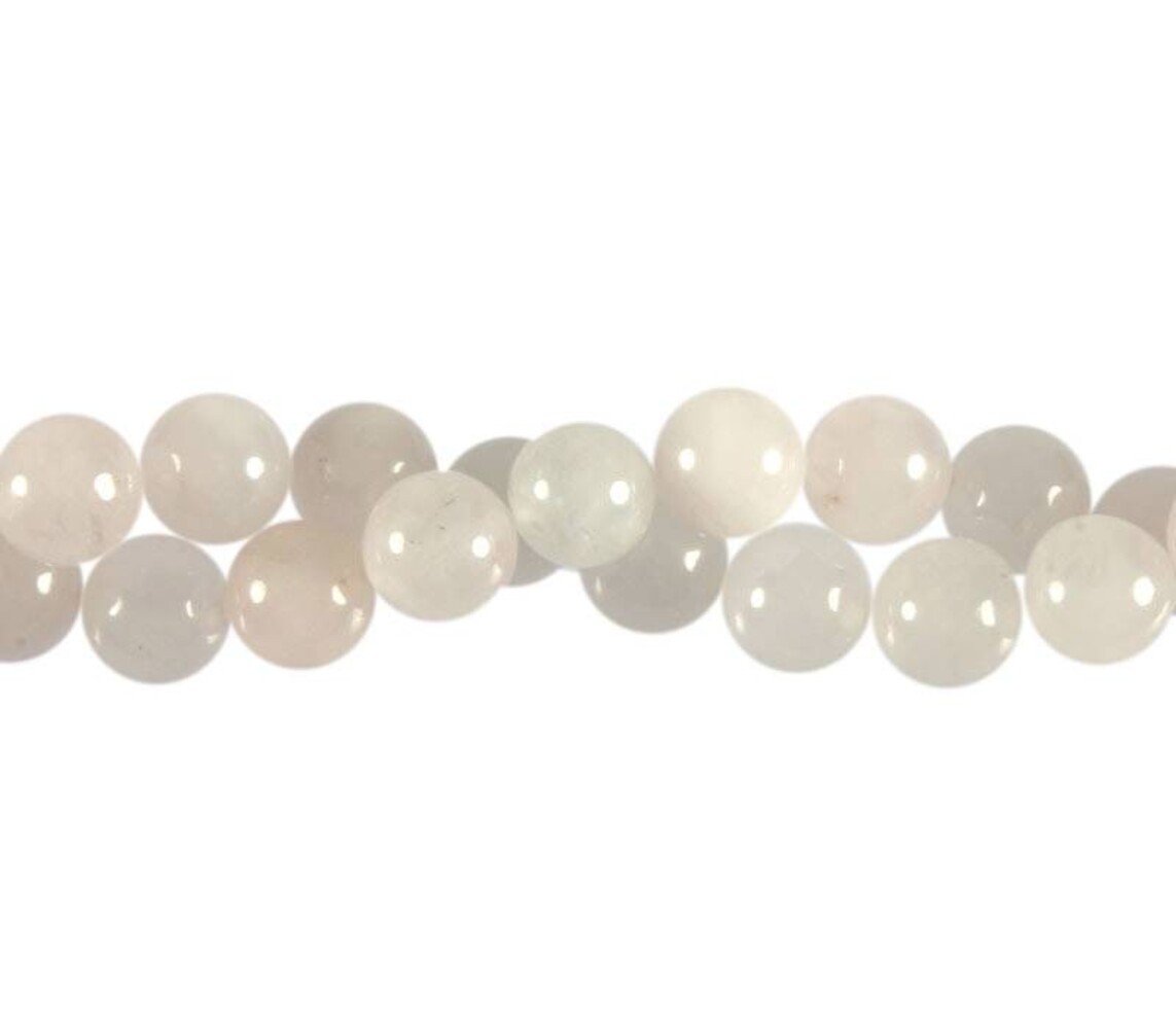Rozenkwarts kralen rond 10 mm (streng van 40 cm) Rozenkwarts kralen rond 10 mm (streng van 40 cm)
