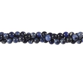 Sodaliet kralen rond 6 mm (streng van 40 cm) Sodaliet kralen rond 6 mm (streng van 40 cm)