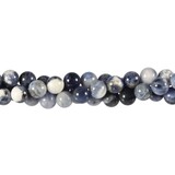 Sodaliet kralen rond 8 mm (streng van 40 cm) Sodaliet kralen rond 8 mm (streng van 40 cm)