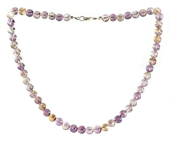 Ametrien ketting 8 mm kralen Ametrien ketting 8 mm kralen