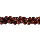 Tijgeroog (rood) kralen rond 8 mm (streng van 40 cm) Tijgeroog (rood) kralen rond 8 mm (streng van 40 cm)