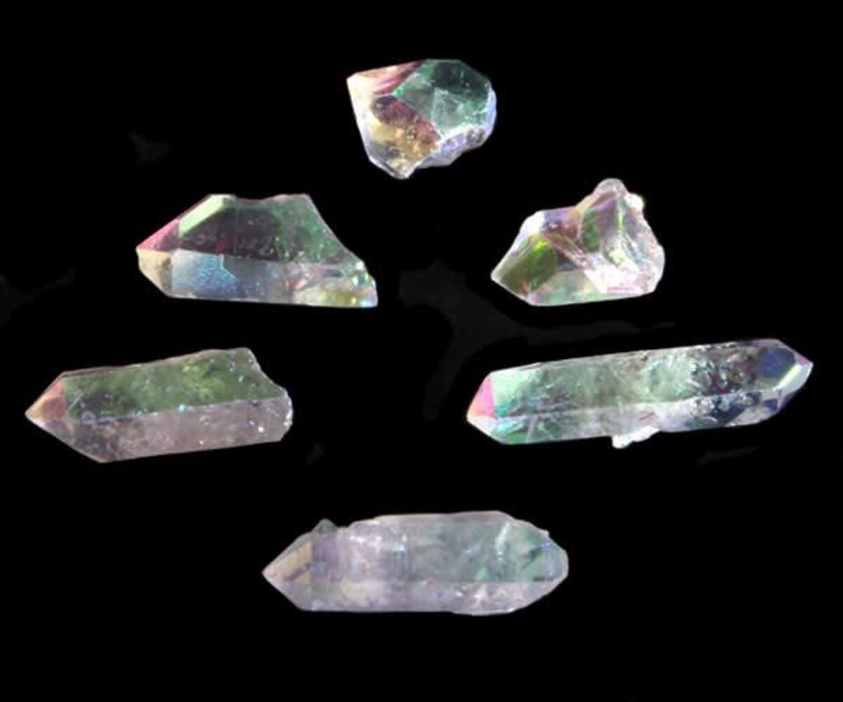 Angel aura kwarts kristal 2 - 5 gram Angel aura kwarts kristal 2 - 5 gram