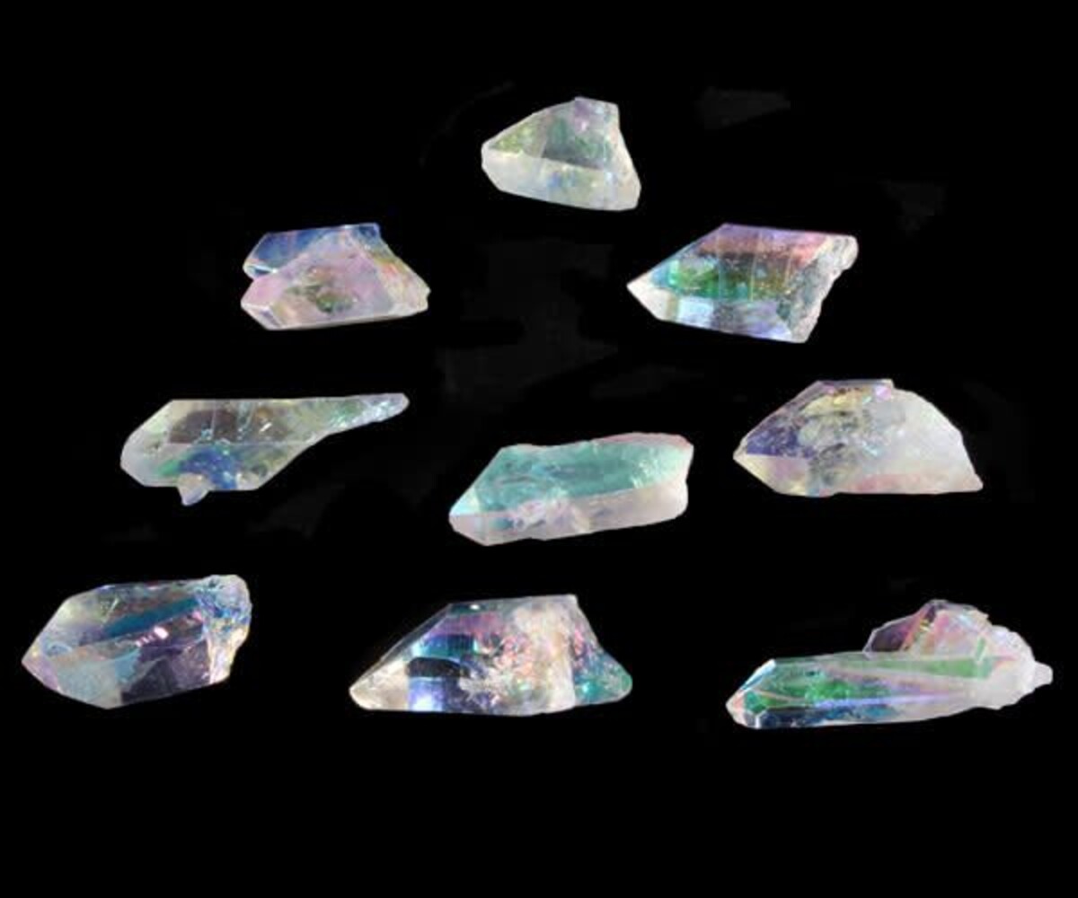 Angel aura kwarts kristal 5 - 10 gram Angel aura kwarts kristal 5 - 10 gram