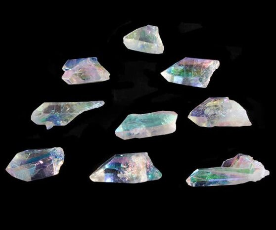 Angel aura kwarts kristal 5 - 10 gram Angel aura kwarts kristal 5 - 10 gram