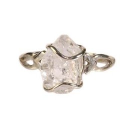 Zilveren ring Herkimer diamant maat 17