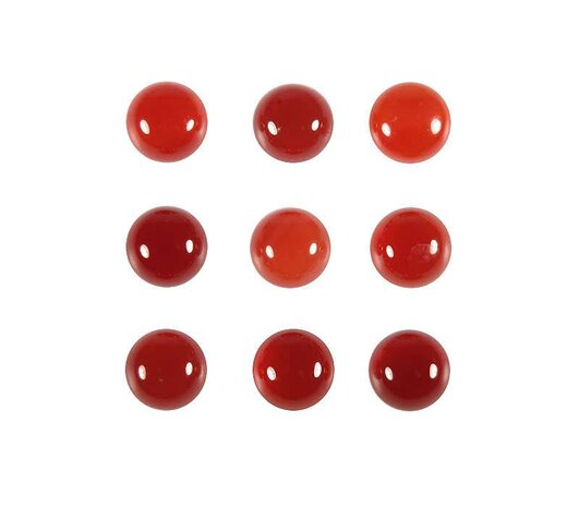 Carneool cabochon rond 8 mm Carneool cabochon rond 8 mm