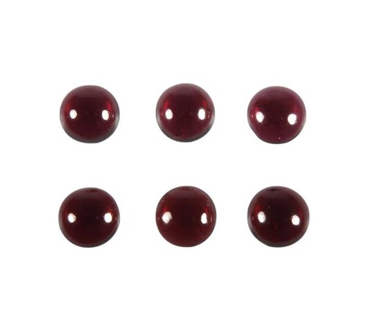Granaat cabochon rond 8 mm