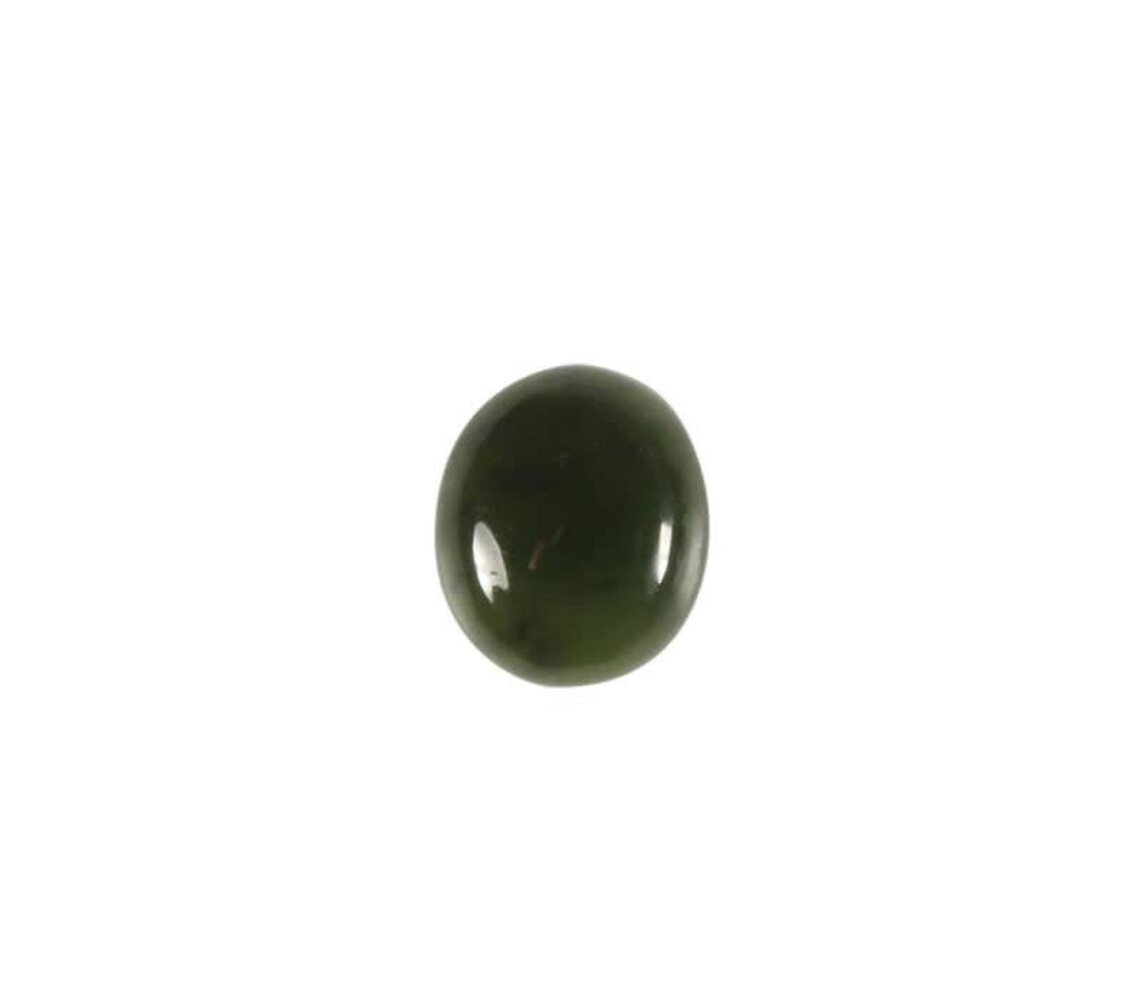 Jade cabochon ovaal 12 x 10 mm