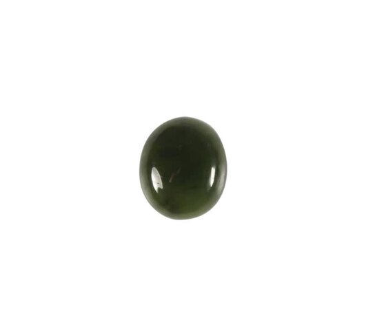 Jade cabochon ovaal 12 x 10 mm