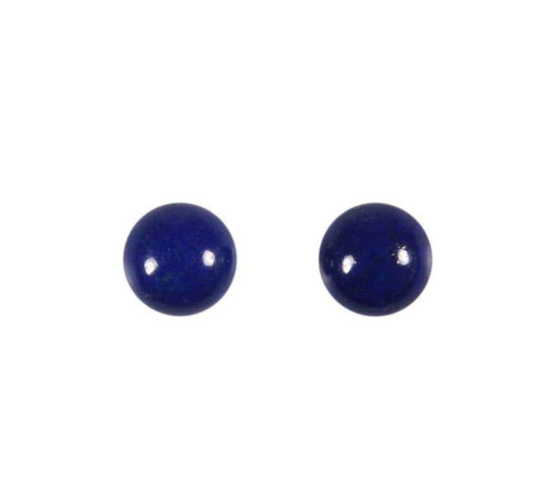 Lapis lazuli cabochon A-kwaliteit rond 8 mm
