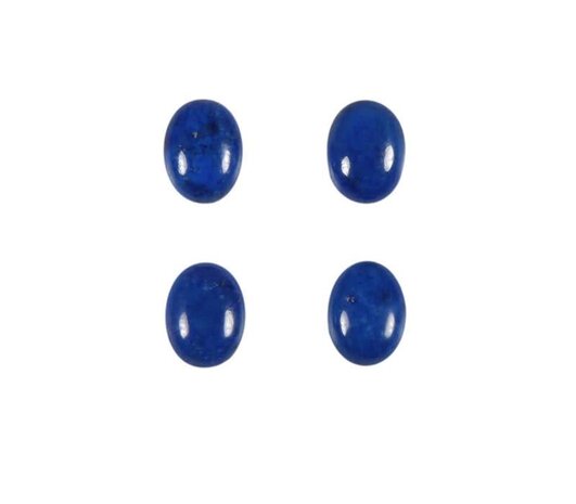 Lapis lazuli cabochon ovaal 8 x 6 mm Lapis lazuli cabochon ovaal 8 x 6 mm