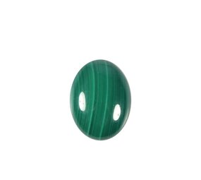 Malachiet cabochon ovaal 16 x 12 mm Malachiet cabochon ovaal 16 x 12 mm