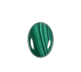 Malachiet cabochon ovaal 18 x 13 mm Malachiet cabochon ovaal 18 x 13 mm