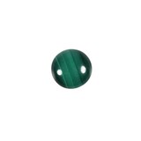 Malachiet cabochon rond 10 mm Malachiet cabochon rond 10 mm