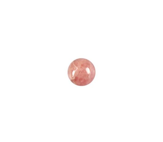 Rhodochrosiet cabochon rond 6 mm Rhodochrosiet cabochon rond 6 mm