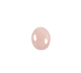 Rozenkwarts cabochon ovaal 12 x 10 mm Rozenkwarts cabochon ovaal 12 x 10 mm