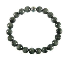 Kattenoog (kwarts) armband 18 cm | 8 mm kralen Kattenoog (kwarts) armband 18 cm | 8 mm kralen