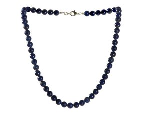 Lapis lazuli ketting A-kwaliteit 8 mm kralen Lapis lazuli ketting A-kwaliteit 8 mm kralen