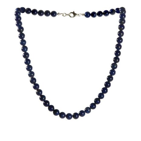 Lapis lazuli ketting A-kwaliteit 8 mm kralen Lapis lazuli ketting A-kwaliteit 8 mm kralen