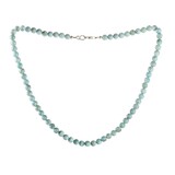 Larimar ketting 6 mm kralen Larimar ketting 6 mm kralen
