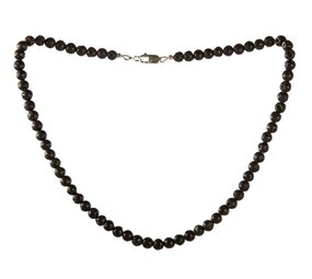 Lavasteen ketting 6 mm kralen Lavasteen ketting 6 mm kralen