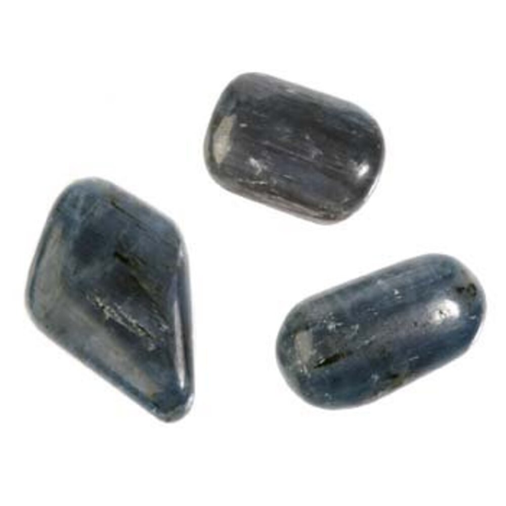 Kyaniet (blauw) steen getrommeld | middel (M) Kyaniet (blauw) steen getrommeld | middel (M)