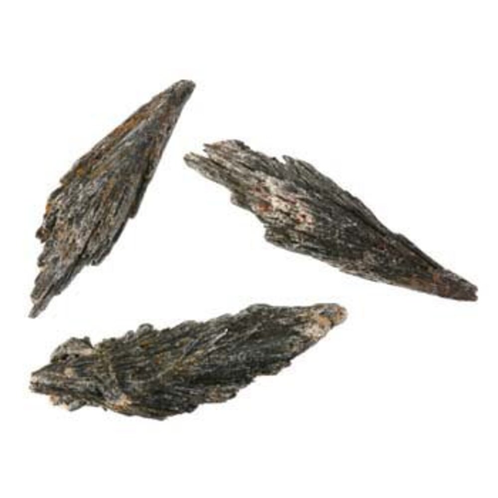 Kyaniet (zwart) ruw 5 - 10 gram