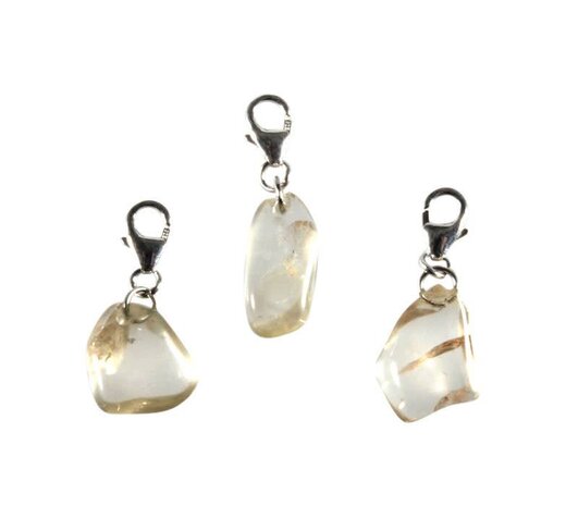 Labradoriet (goud) bedeltje met sterling zilveren slotje Labradoriet (goud) bedeltje met sterling zilveren slotje