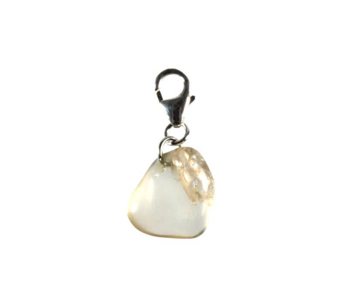 Labradoriet (goud) bedeltje met sterling zilveren slotje Labradoriet (goud) bedeltje met sterling zilveren slotje