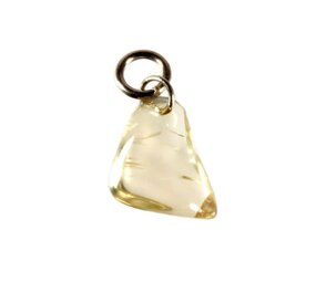 Labradoriet (goud) hanger getrommeld klein Labradoriet (goud) hanger getrommeld klein