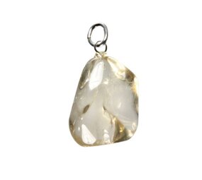 Labradoriet (goud) hanger met zilveren oogje Labradoriet (goud) hanger met zilveren oogje