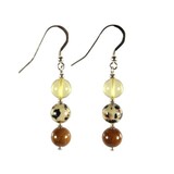 Zilveren oorbellen geborgen & veilig voelen 8 mm kralen Zilveren oorbellen geborgen & veilig voelen 8 mm kralen