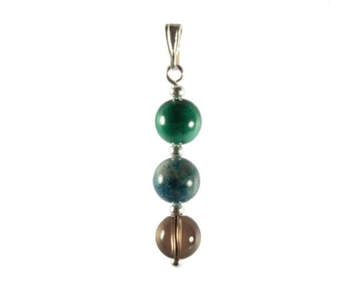 Zilveren hanger reuma en fibromyalgie 8 mm kralen Zilveren hanger reuma en fibromyalgie 8 mm kralen