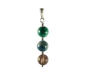 Zilveren hanger reuma en fibromyalgie 8 mm kralen Zilveren hanger reuma en fibromyalgie 8 mm kralen