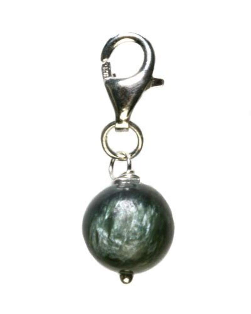 Zilveren bedeltje serafiniet rond Zilveren bedeltje serafiniet rond