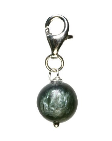 Zilveren bedeltje serafiniet rond Zilveren bedeltje serafiniet rond