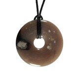 Vuursteen hanger donut 3 cm Vuursteen hanger donut 3 cm