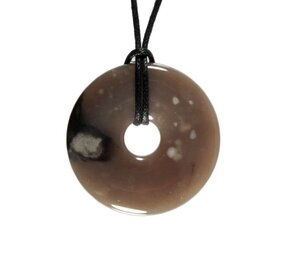 Vuursteen hanger donut 3 cm Vuursteen hanger donut 3 cm