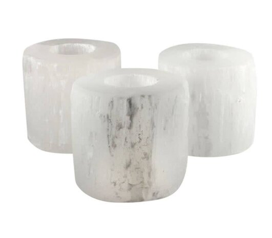 Seleniet theelichthouder cilinder Seleniet theelichthouder cilinder