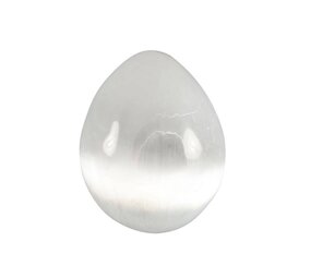Seleniet edelsteen ei 6,3 tot 6,7 cm