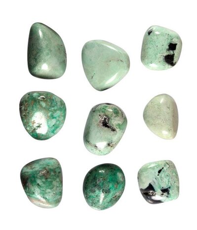 Varisciet steen getrommeld 5 - 10 gram Varisciet steen getrommeld 5 - 10 gram