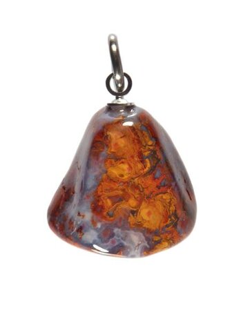 Universiet (jaspis met chalcedoon) hanger Universiet (jaspis met chalcedoon) hanger